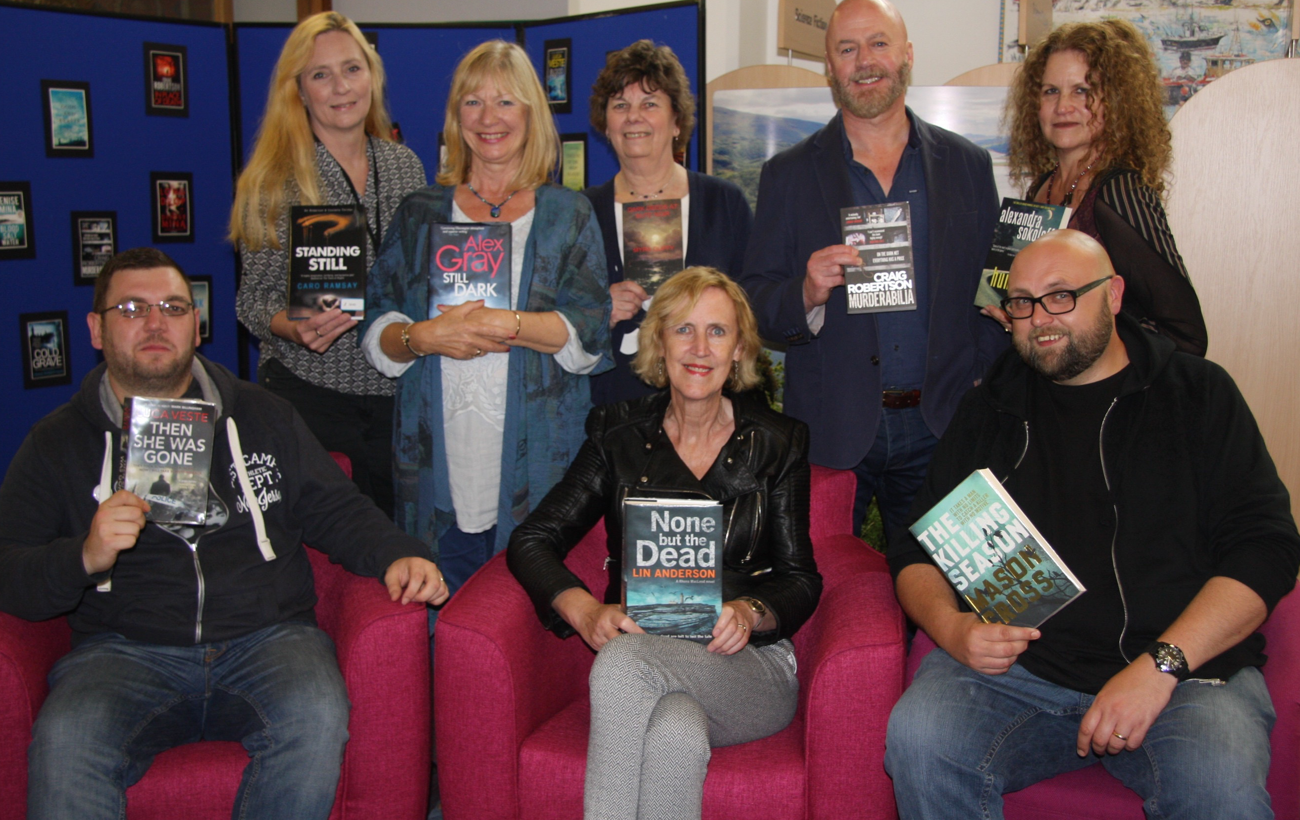 The authors at Bute Noir 2017